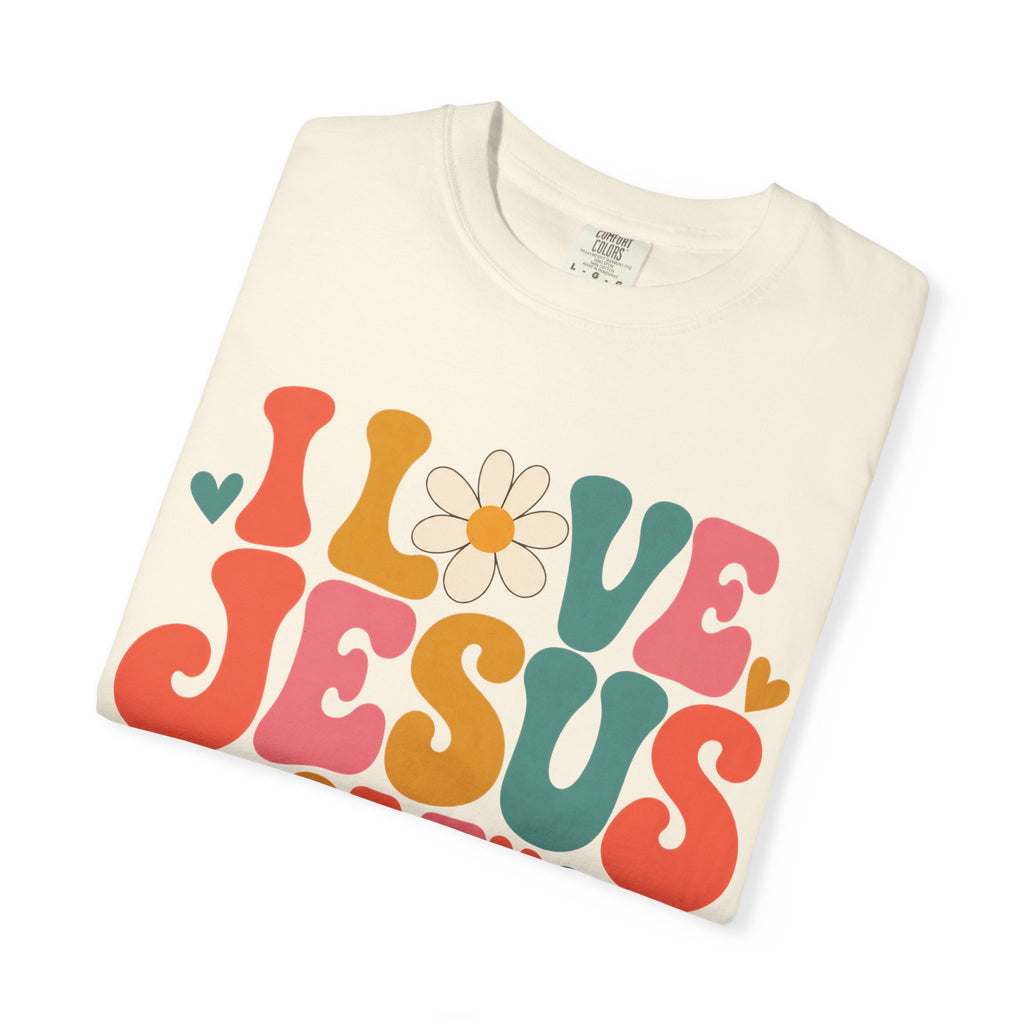 I Love Jesus More Than I Can Put On This Shirt, Retro Christian Tee
