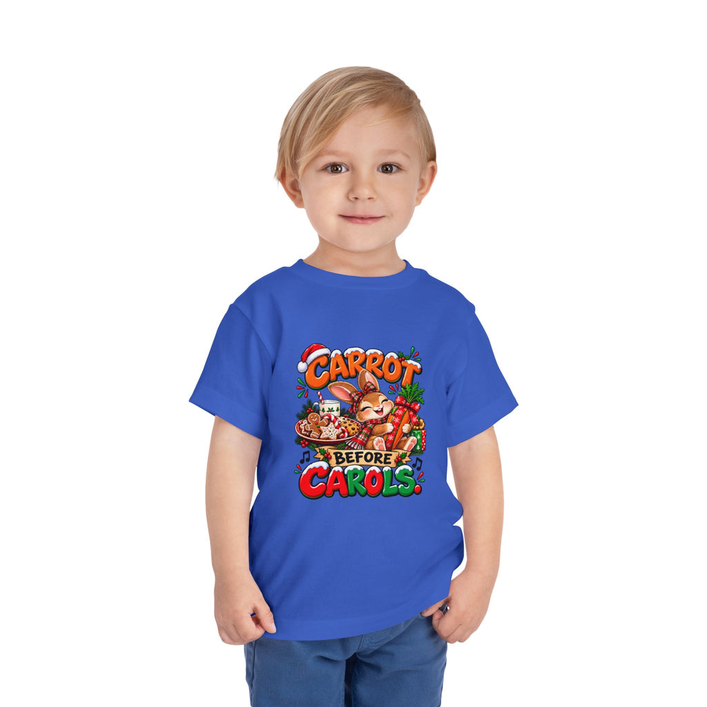 Carrot Before Carol's Toddler  Christmas Shirt
