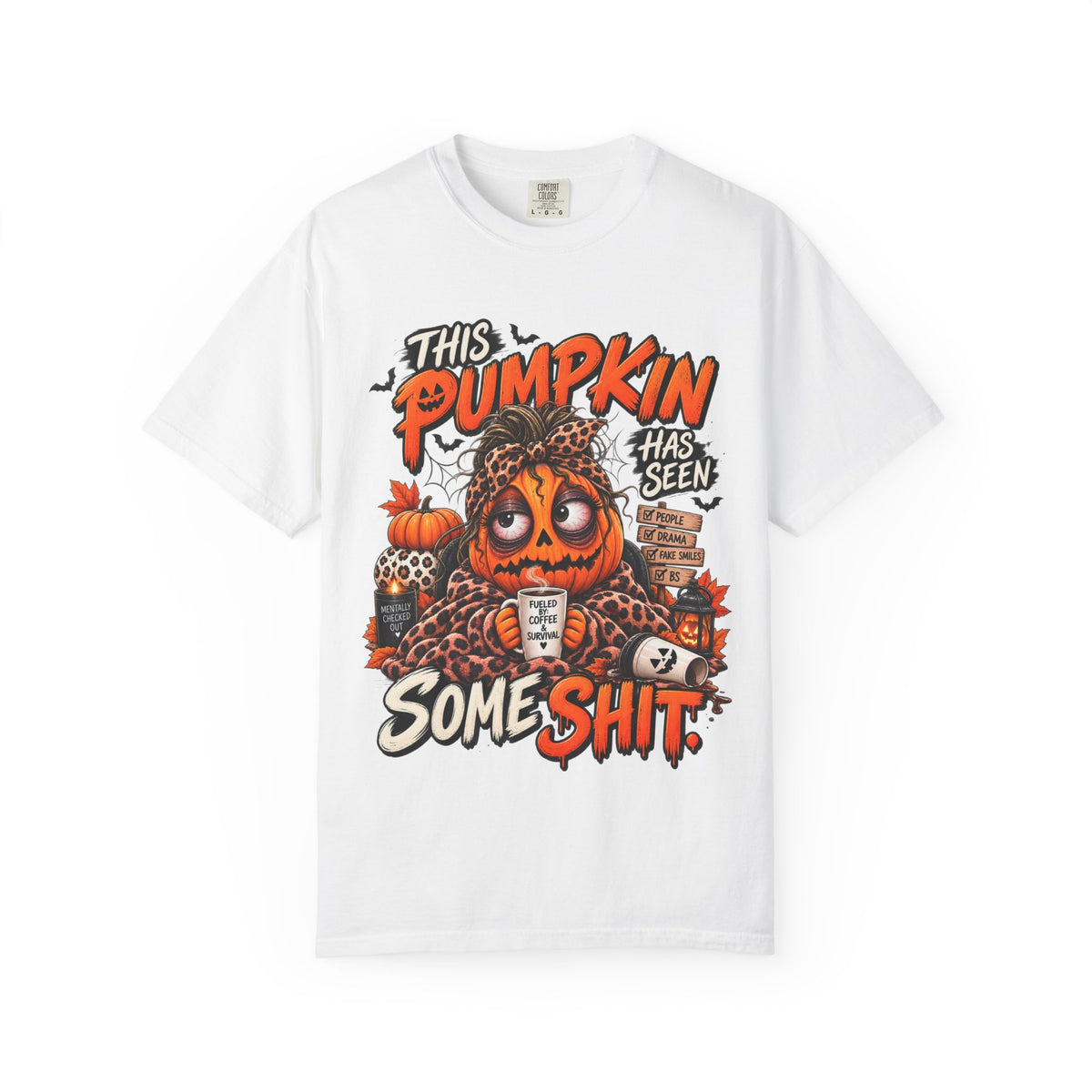 This Pumpkin Has Seen Some Shit Funny Halloween Shirt