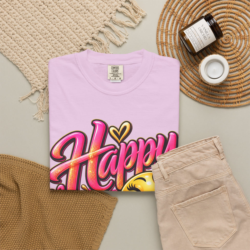 Happy On Purpose Positive Affirmation Graphic T-Shirt