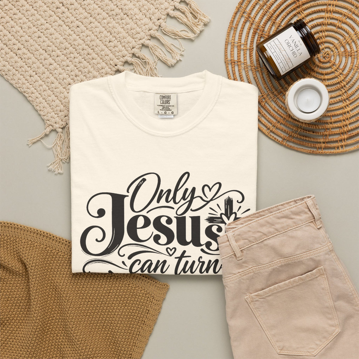 Only Jesus Can Turn A Mess Into A Message Shirt, Christian Faith Tee