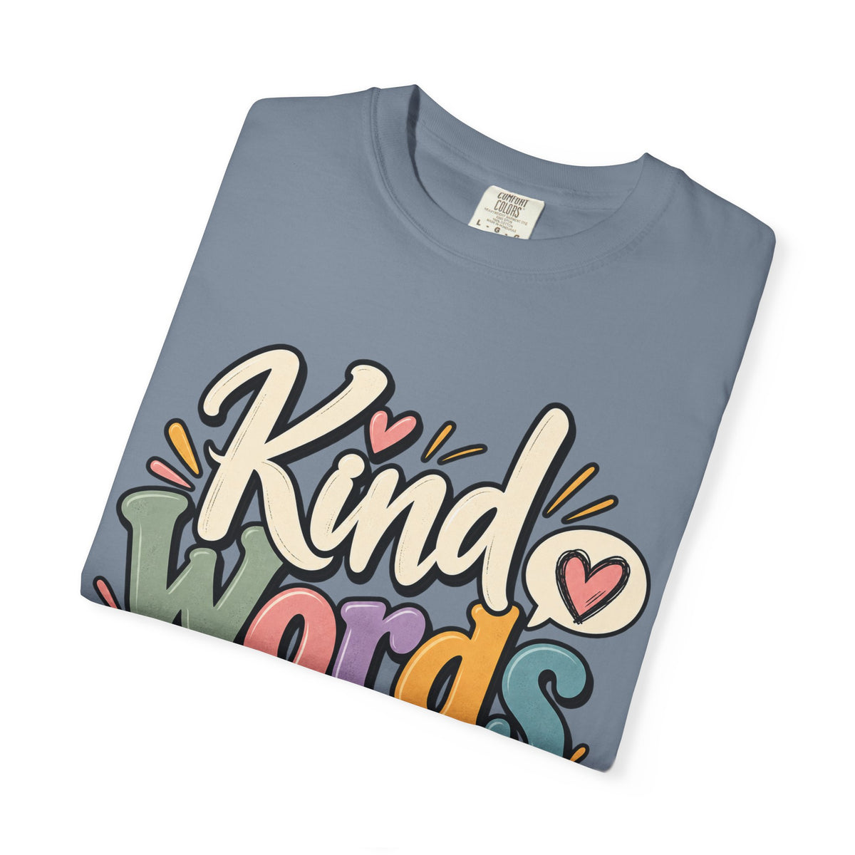 Kind Words Matter Positive Inspirational Graphic T-Shirt