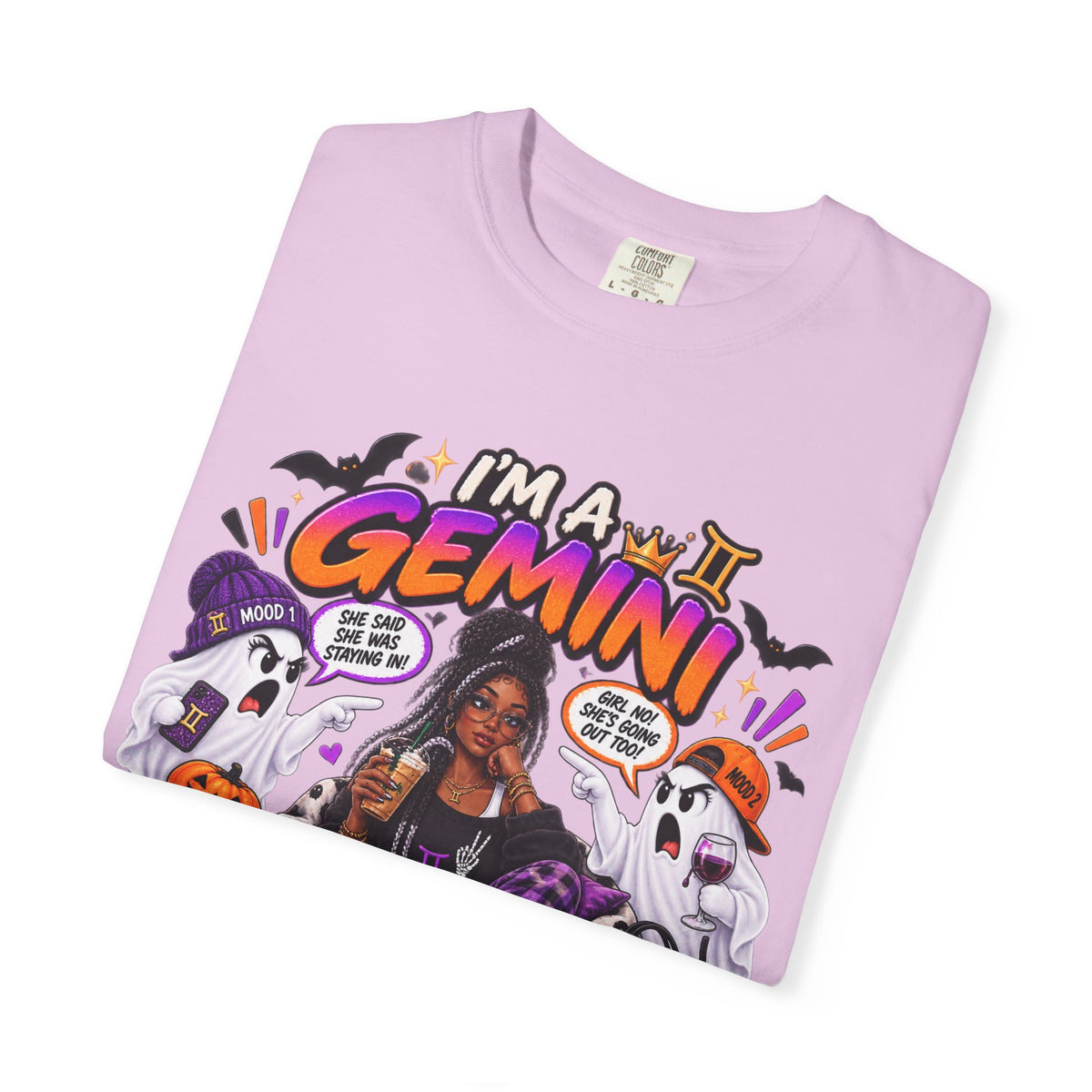 Im a Gemini of Course There are Two Ghosts Shirt, Funny Gemini Halloween Tee, Zodiac Birthday Gift