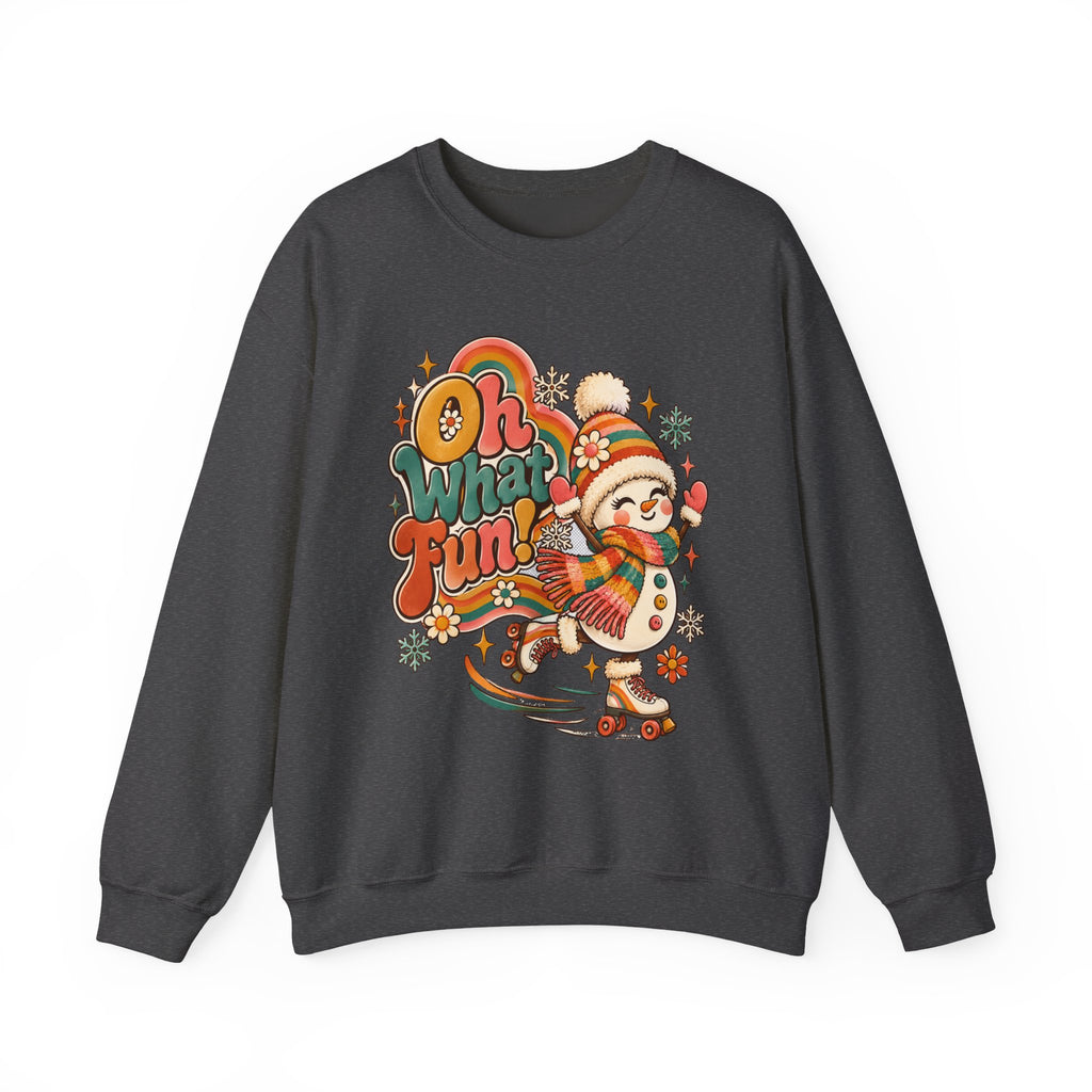 Oh What Fun Retro Christmas Sweatshirt