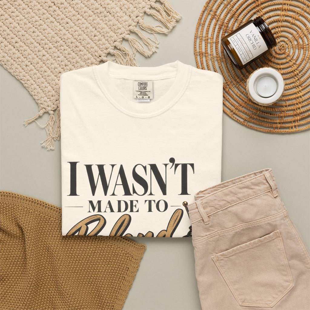 I Wasn't Made to Blend In Shirt, Queen Chess Inspirational Graphic Tee