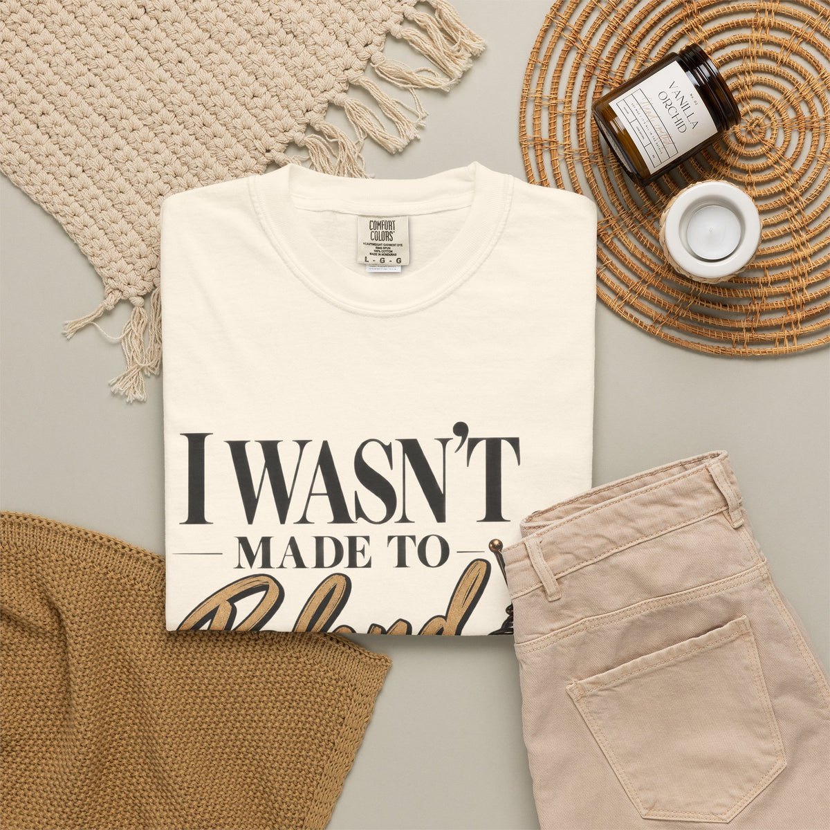 I Wasn't Made to Blend In Shirt, Queen Chess Inspirational Graphic Tee
