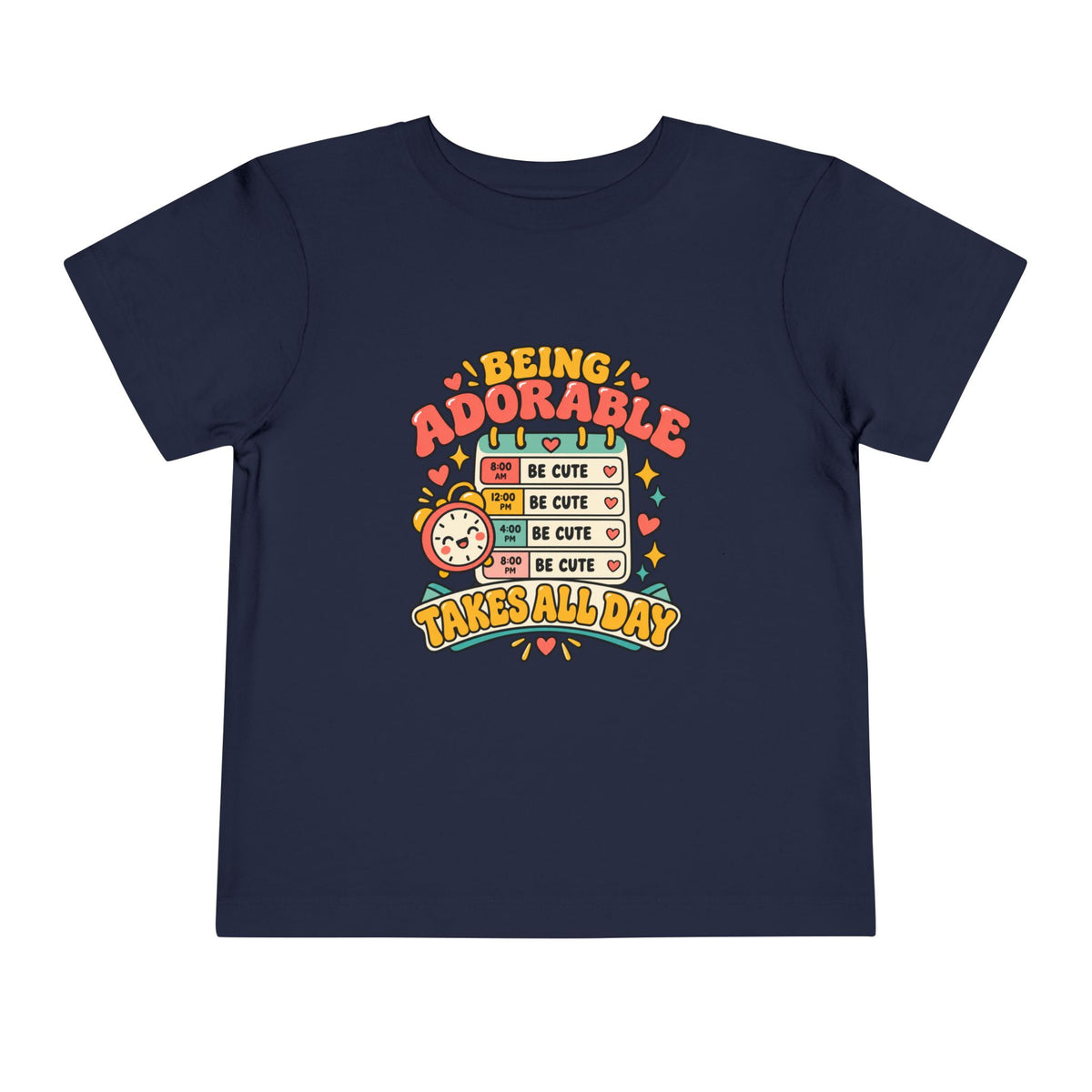 Being Adorable Takes All Day Shirt, Funny Toddler Tee, Cute Kids Graphic Tee, Daycare Outfit