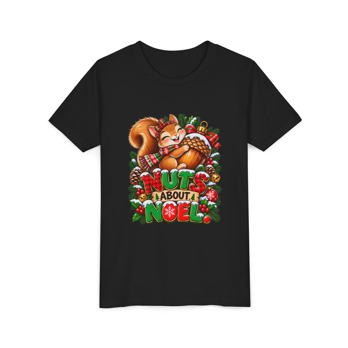 Nuts About Noel Kids Christmas Shirt