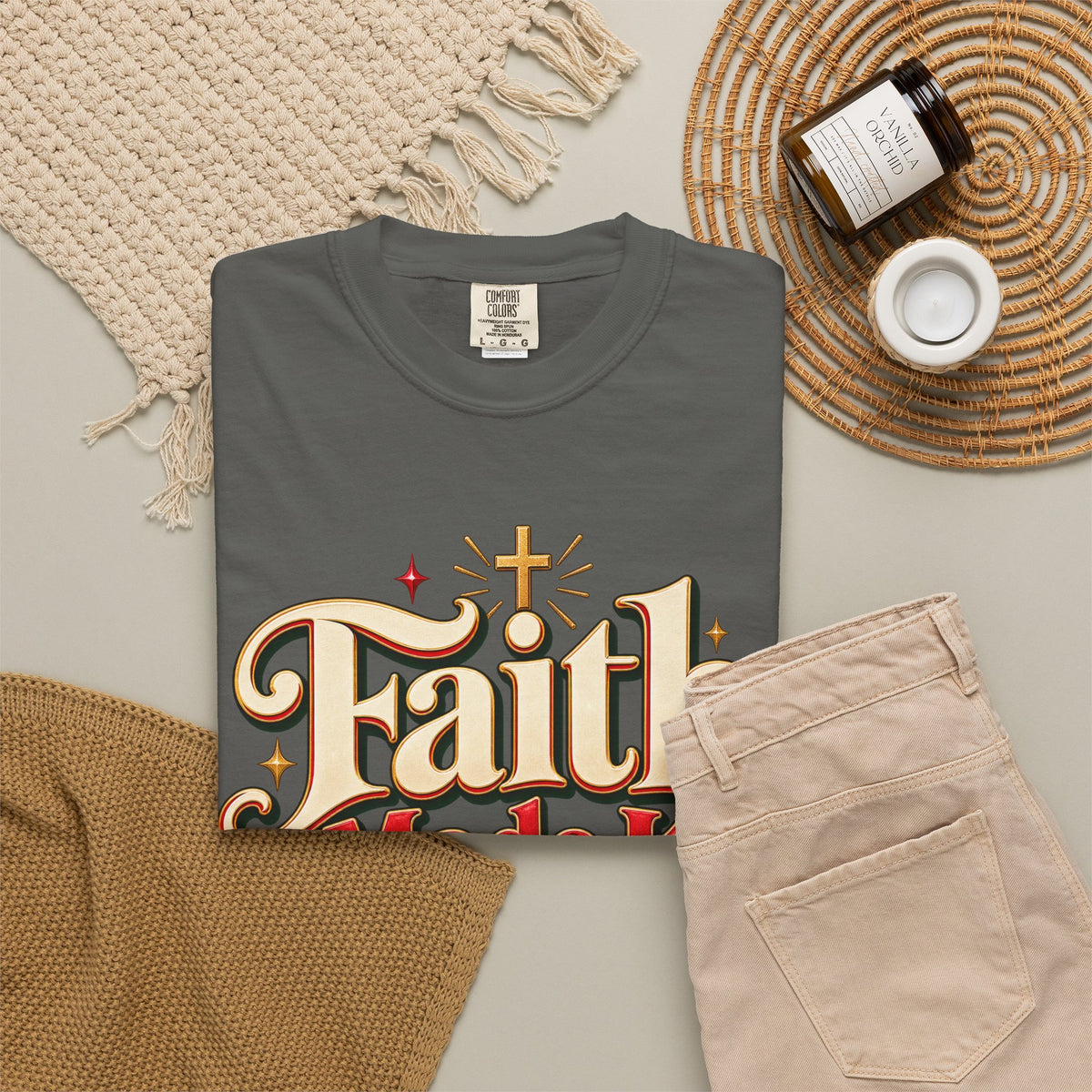 Faith Made it Through December Christmas Shirt
