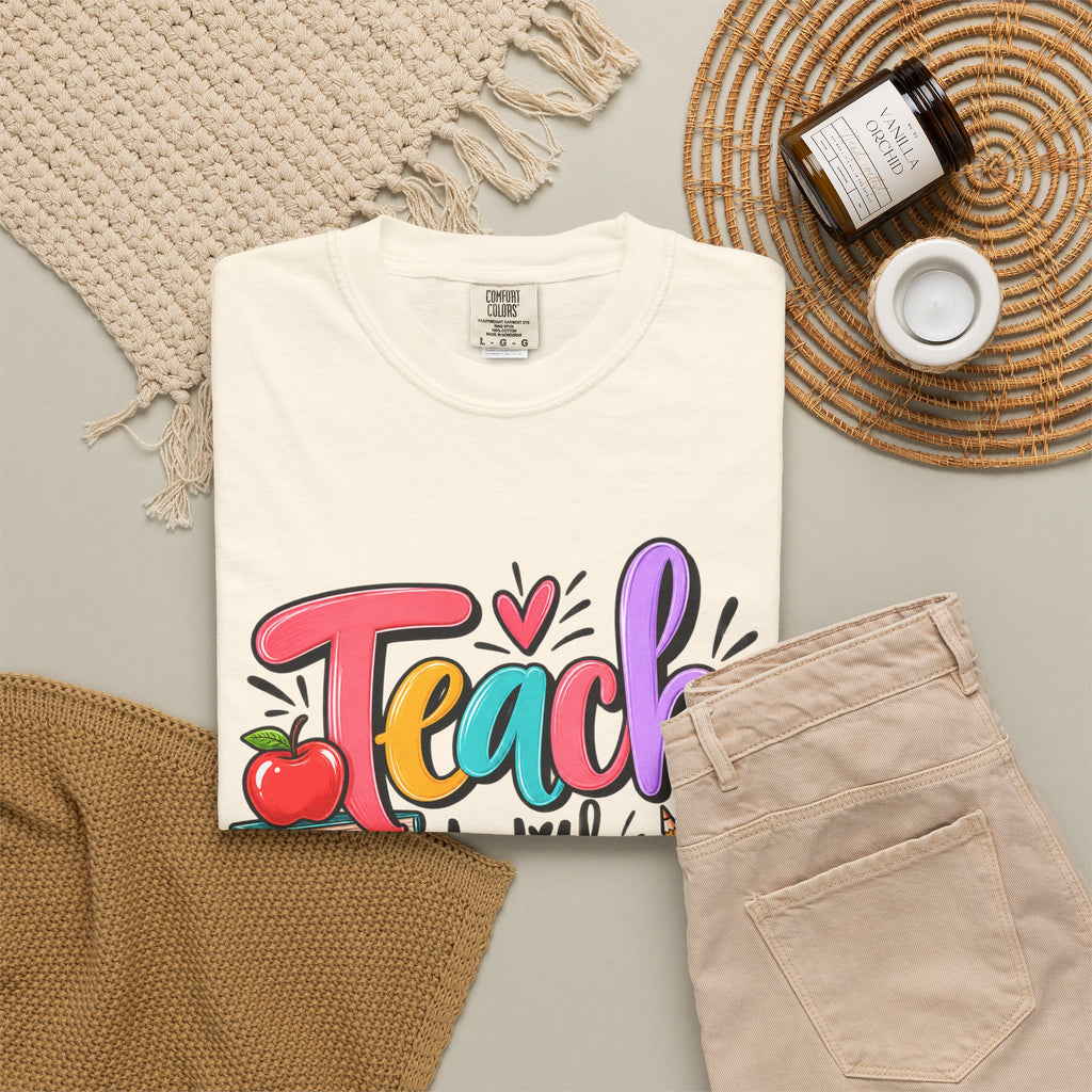 Teach With Purpose Colorful Teacher Shirt