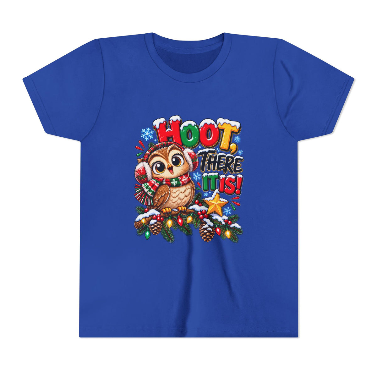 Hoot There It Is Kids Christmas Shirt