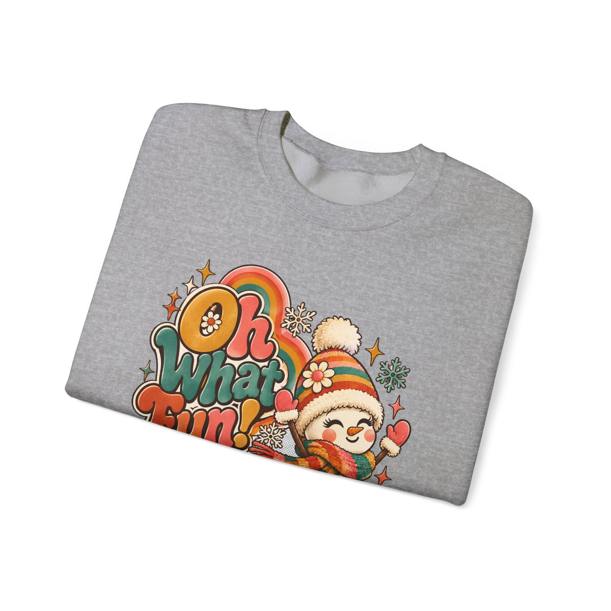 Oh What Fun Retro Christmas Sweatshirt