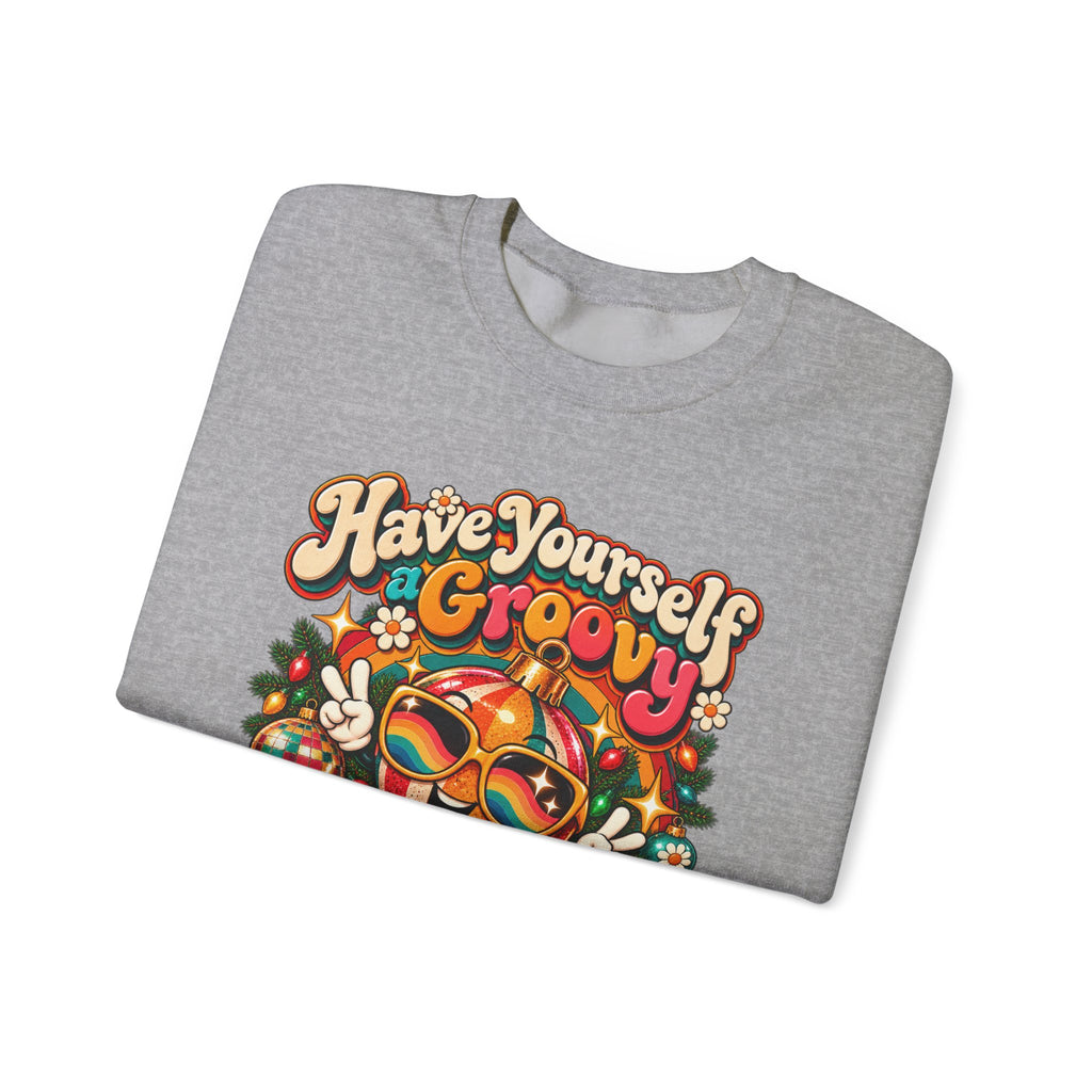 Have Yourself A Groovy Little Christmas Retro Holiday Tee