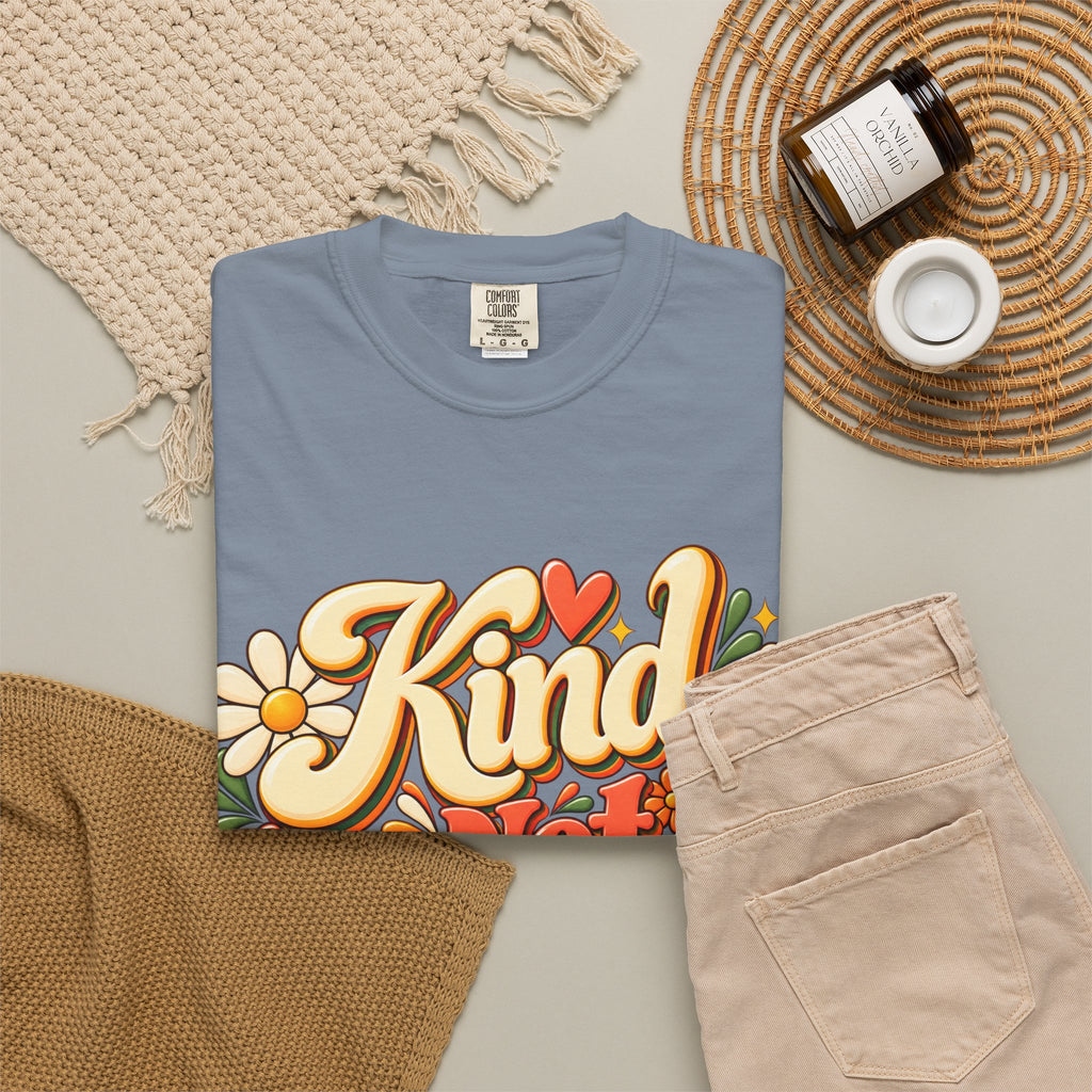 Kind Not Convenient Retro Inspirational Graphic Tee