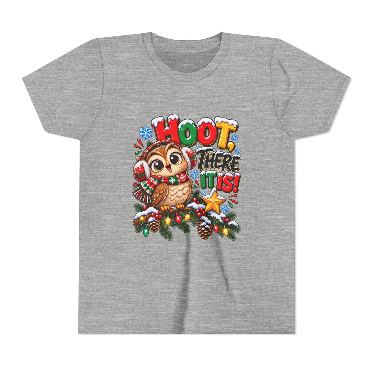 Hoot There It Is Kids Christmas Shirt