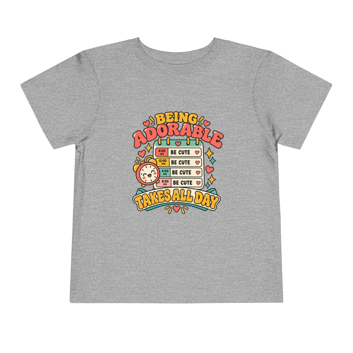 Being Adorable Takes All Day Shirt, Funny Toddler Tee, Cute Kids Graphic Tee, Daycare Outfit
