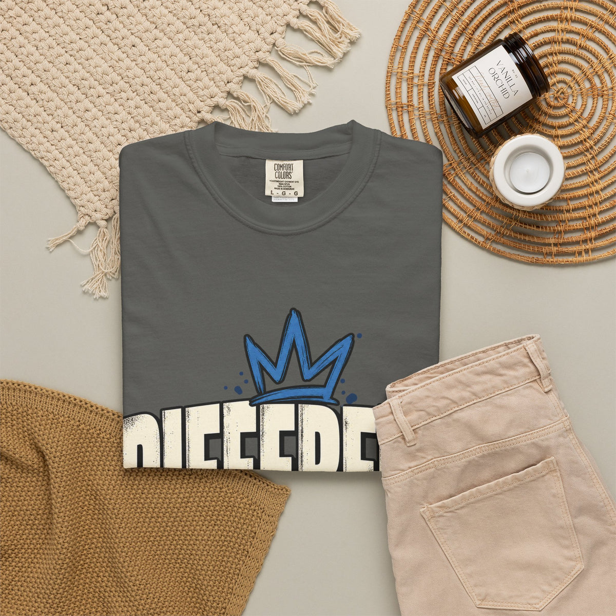 Different On Purpose Shirt, Bold Crown Inspirational Graphic Tee