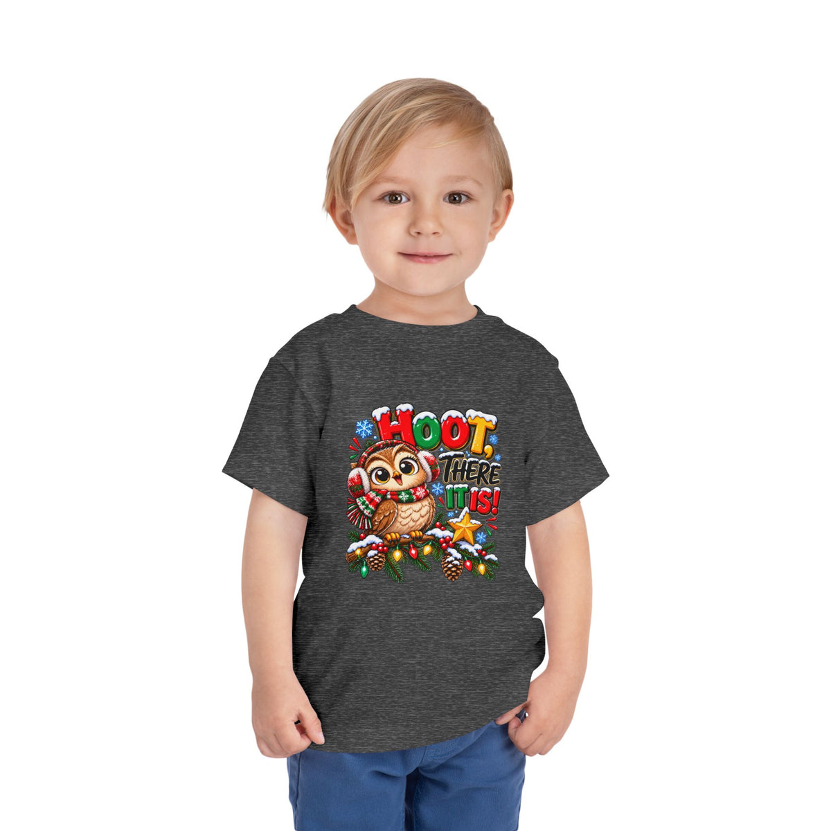 Hoot There It Is Toddler Christmas Shirt