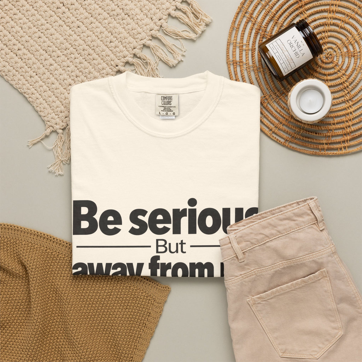 Be Serious But Away From Me Shirt, Funny Sarcastic Attitude Graphic Tee