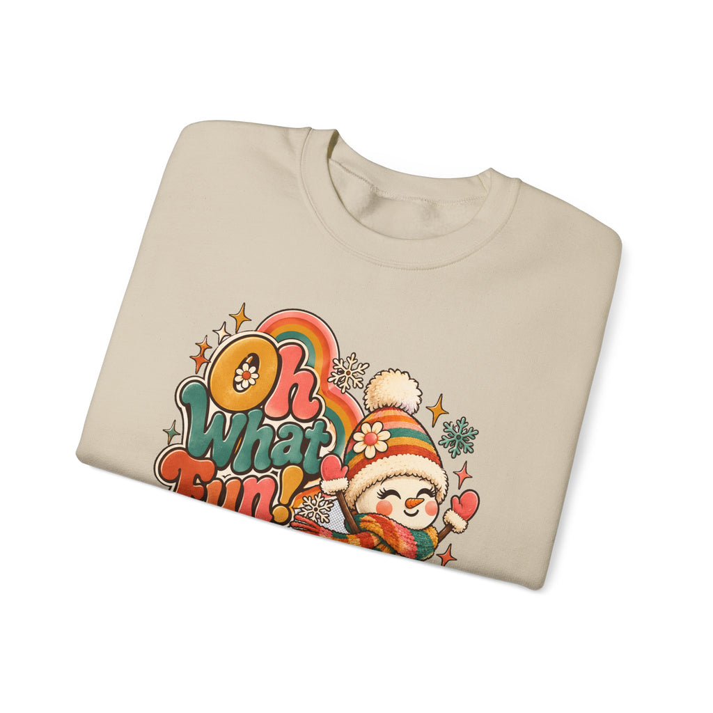 Oh What Fun Retro Christmas Sweatshirt