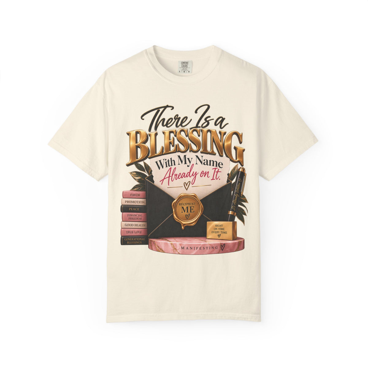 There Is A Blessing With My Name on It Shirt, Faith Affirmation Tee, Answered Prayer Christian Tee