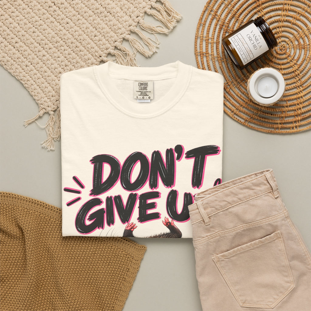 Don't Give Up This Is a Short Break Shirt, Funny Motivational Opossum Tee