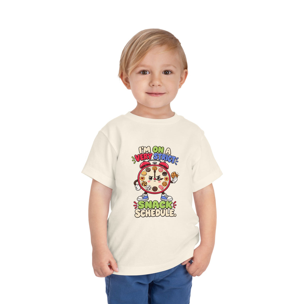 Im On A Very Strict Snack Schedule Kids Shirt, Funny Toddler Tee, Cookie Lover Gift
