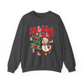Fa la la- Retro Christmas Tree & Snowman Unisex Sweatshirt