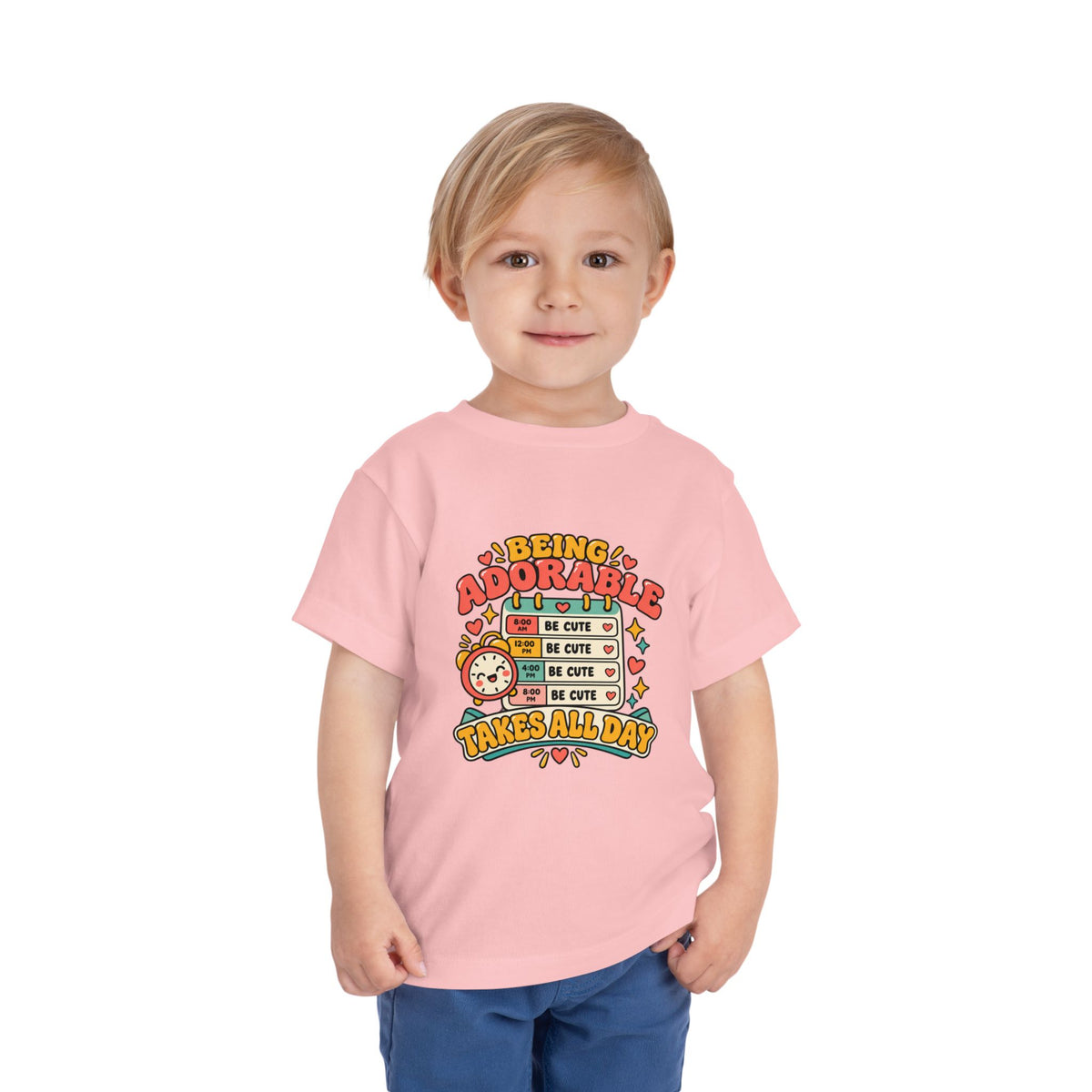 Being Adorable Takes All Day Shirt, Funny Toddler Tee, Cute Kids Graphic Tee, Daycare Outfit