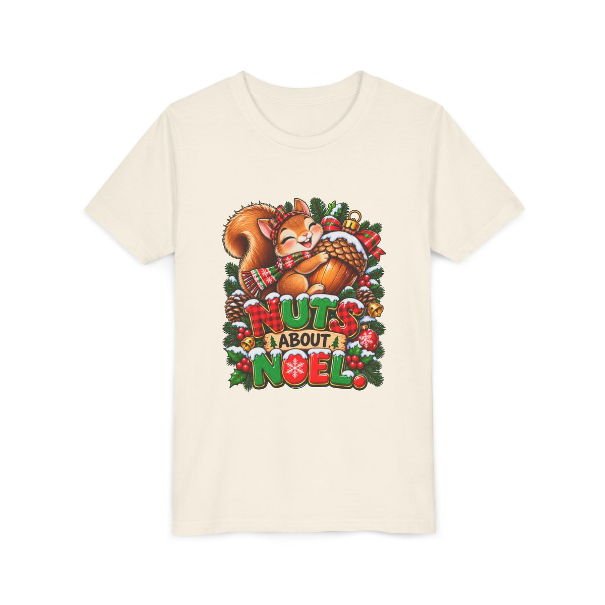 Nuts About Noel Kids Christmas Shirt