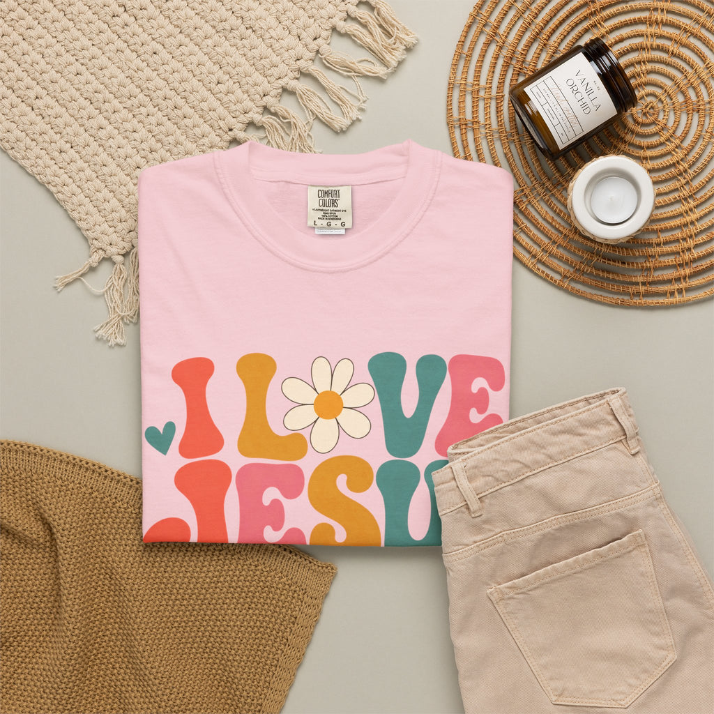 I Love Jesus More Than I Can Put On This Shirt, Retro Christian Tee