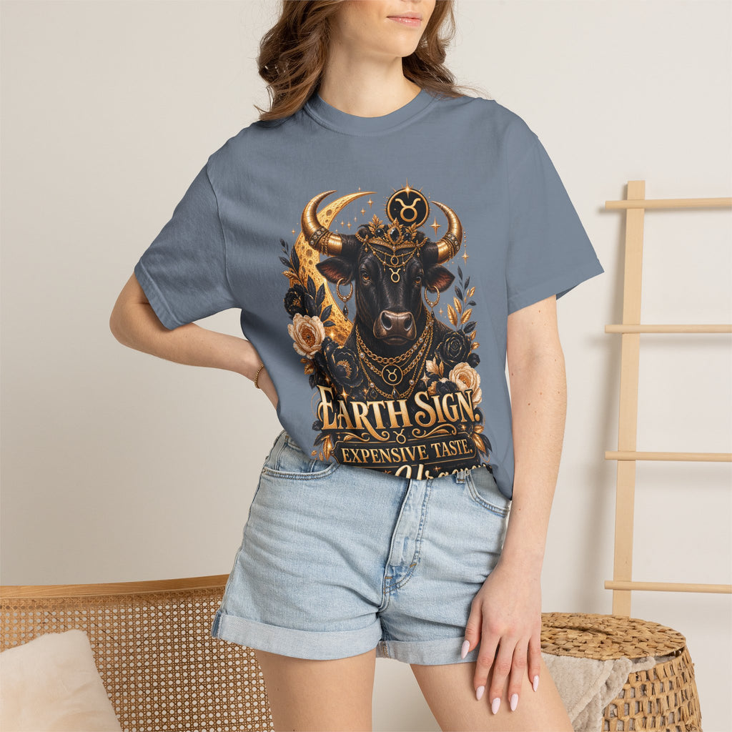 Earth Sign Expensive Taste Zero Urgency Shirt, Taurus Zodiac Tee, Astrology Lover Gift