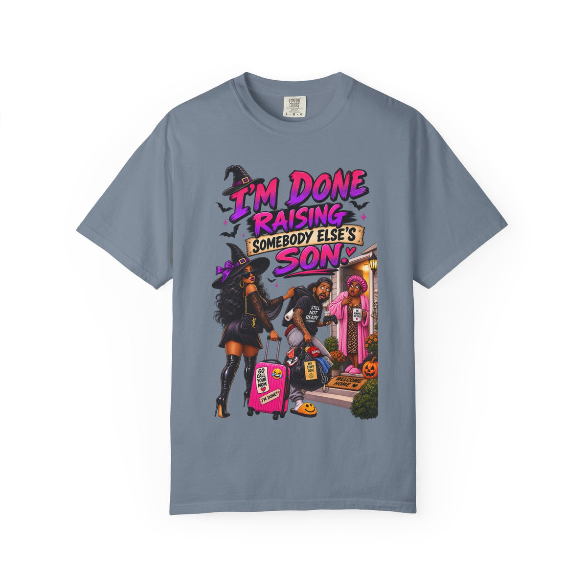 I'm Done Raising Someone Else's Son Shirt, Funny Breakup Halloween Tee, Sarcastic Relationship Tee