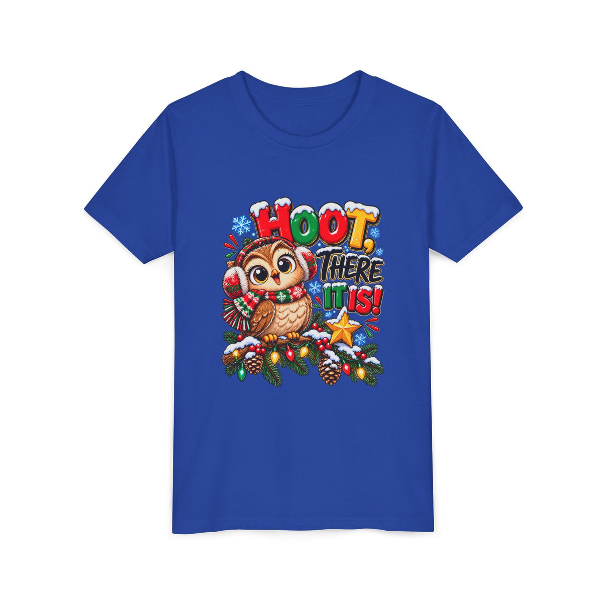 Hoot There It Is Kids Christmas Shirt