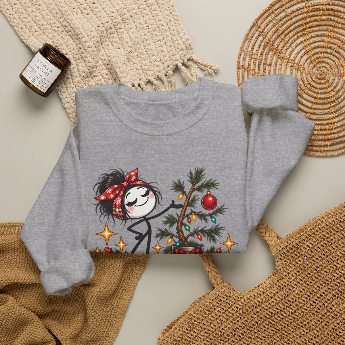 Decorated Your Welcome Funny Graphic Christmas Sweatshirt