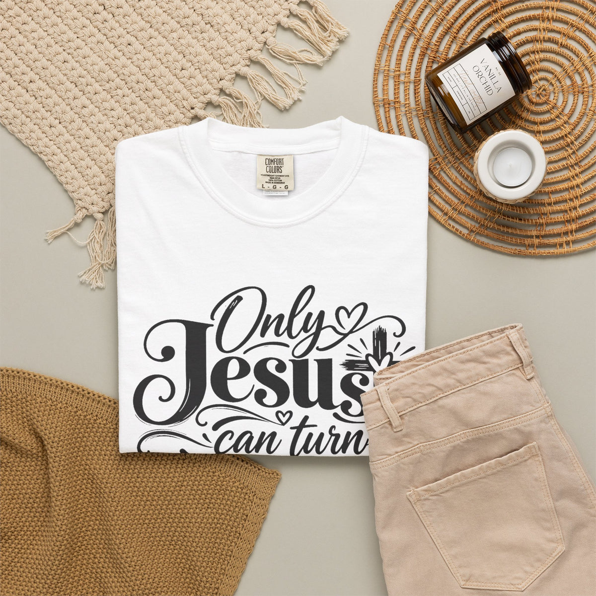 Only Jesus Can Turn A Mess Into A Message Shirt, Christian Faith Tee