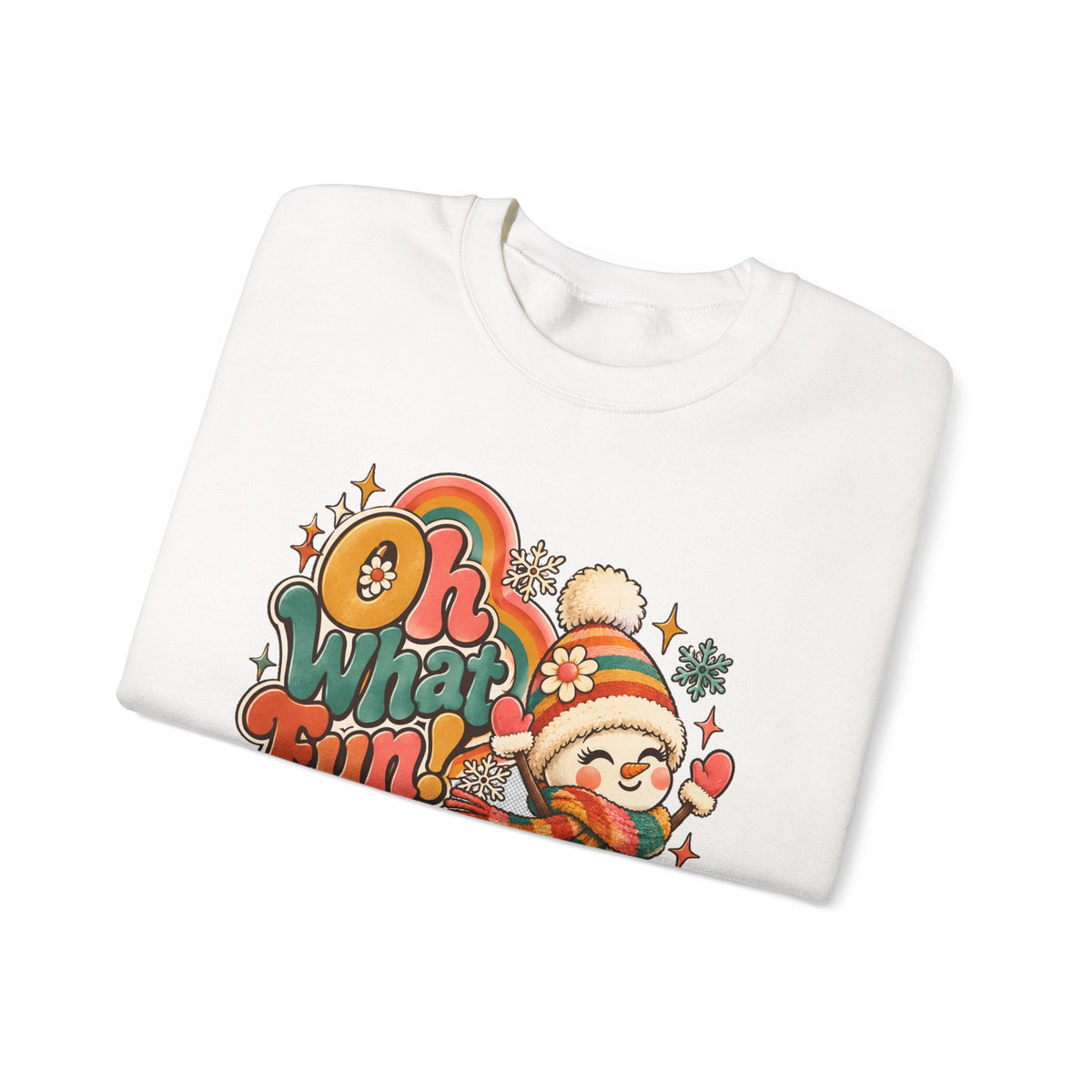 Oh What Fun Retro Christmas Sweatshirt