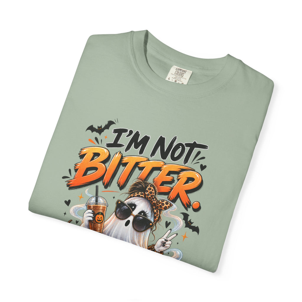 I'm Not Bitter I'm Transparent Shirt, Funny Ghost Halloween Tee, Sarcastic Spooky Season Shirt