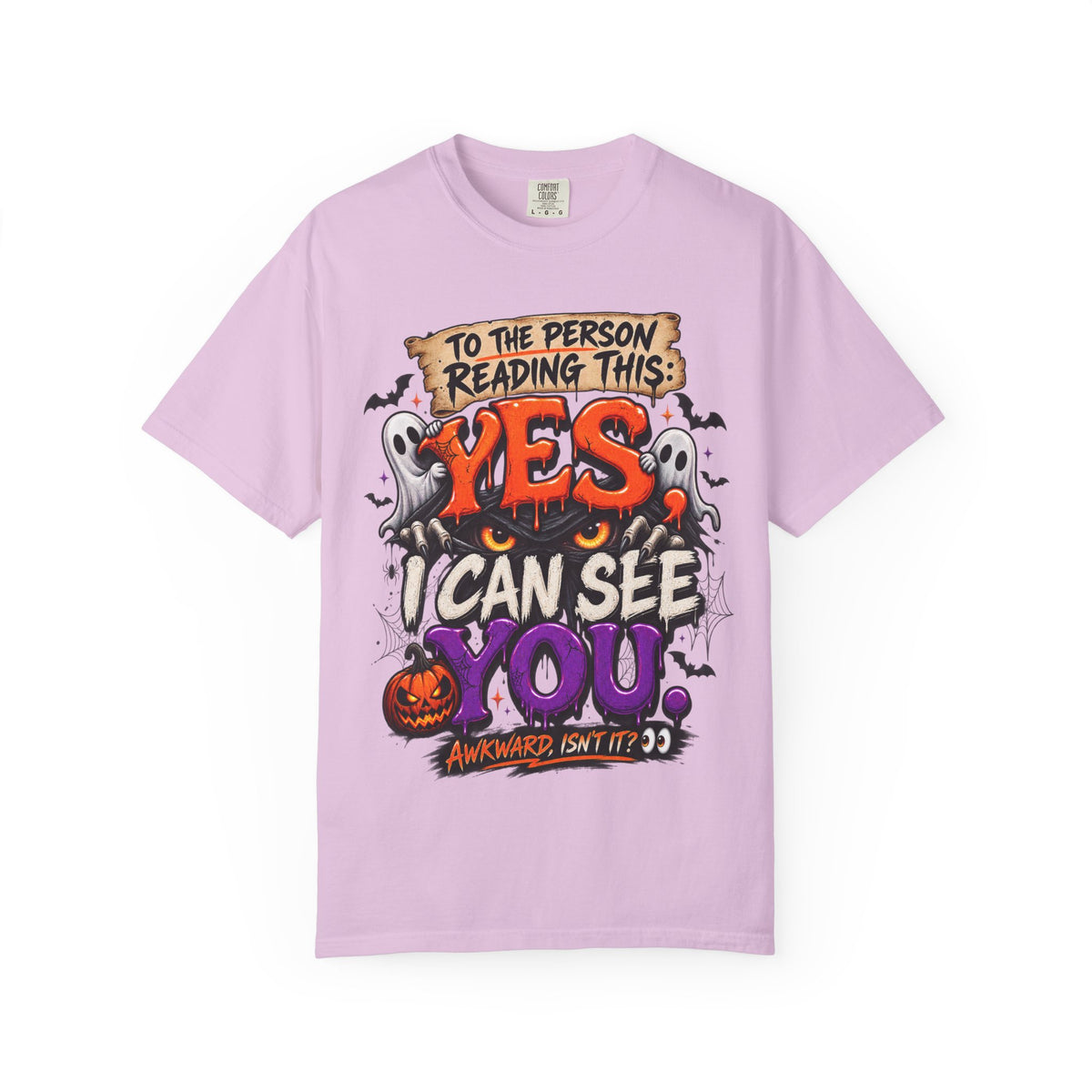 To the Person Reading This Yes I Can See You Funny Halloween Shirt