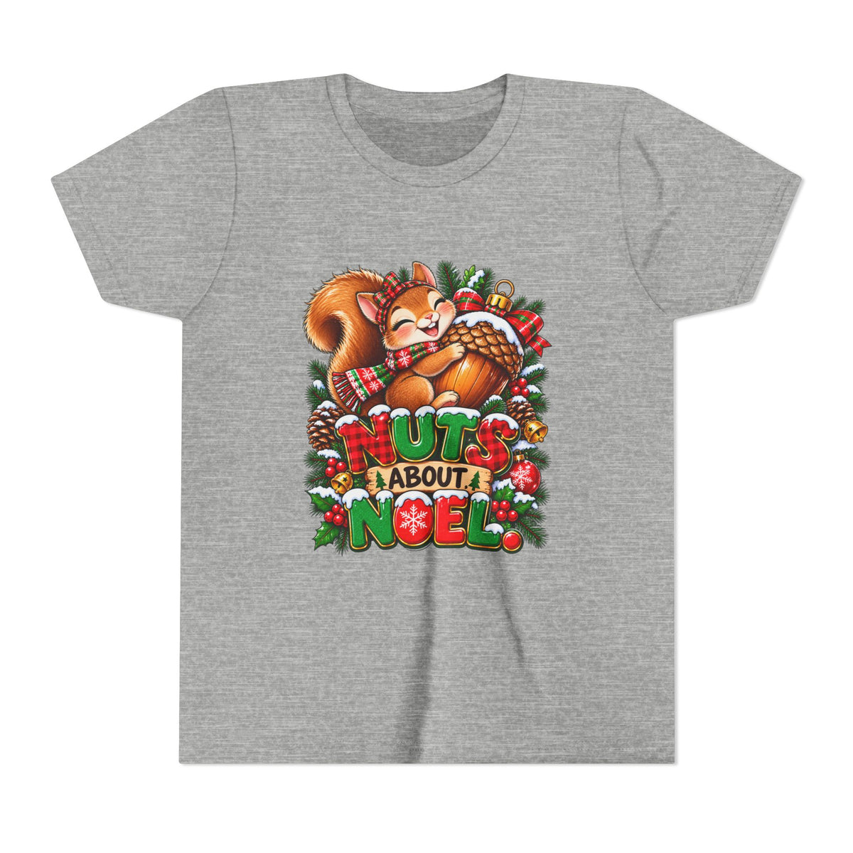 Nuts About Noel Kids Christmas Shirt