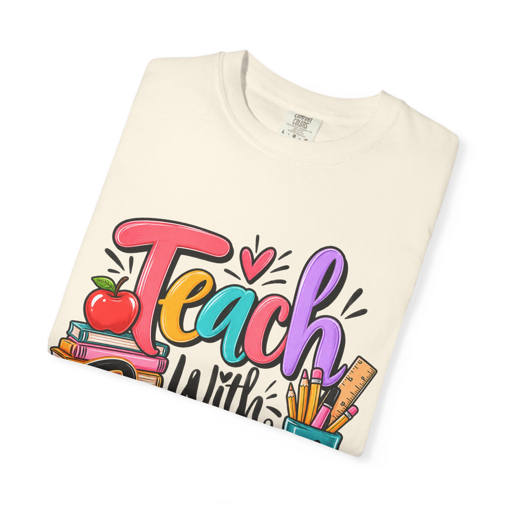 Teach With Purpose Colorful Teacher Shirt