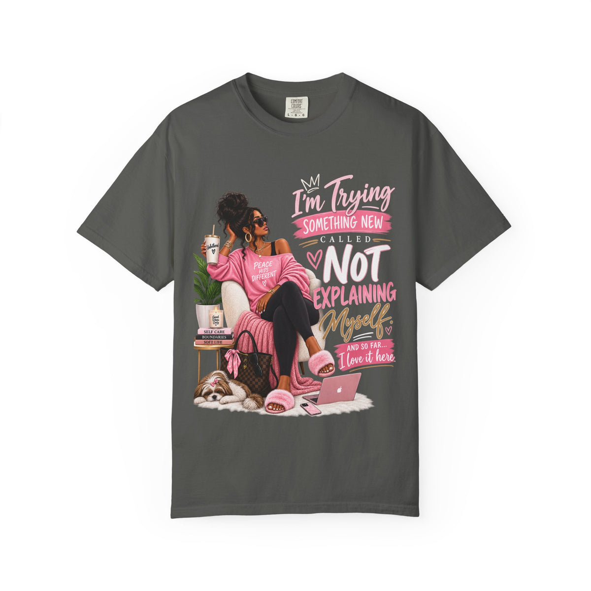 I'm Trying Something New Called Not Explaining Myself Shirt, Self Care Boundaries Tee