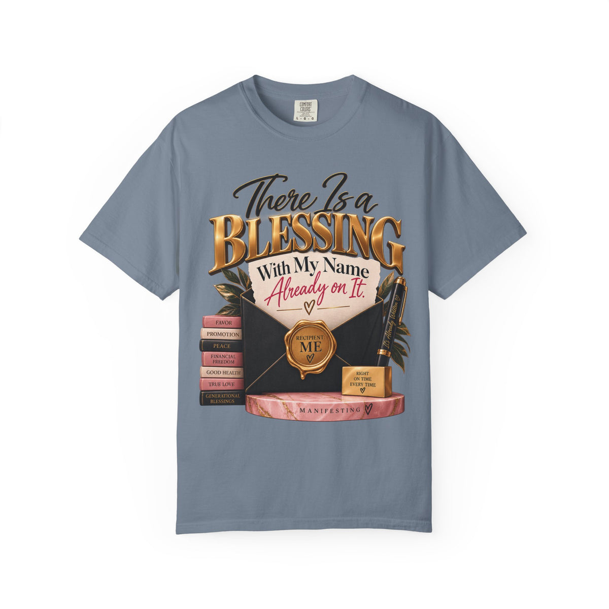 There Is A Blessing With My Name on It Shirt, Faith Affirmation Tee, Answered Prayer Christian Tee