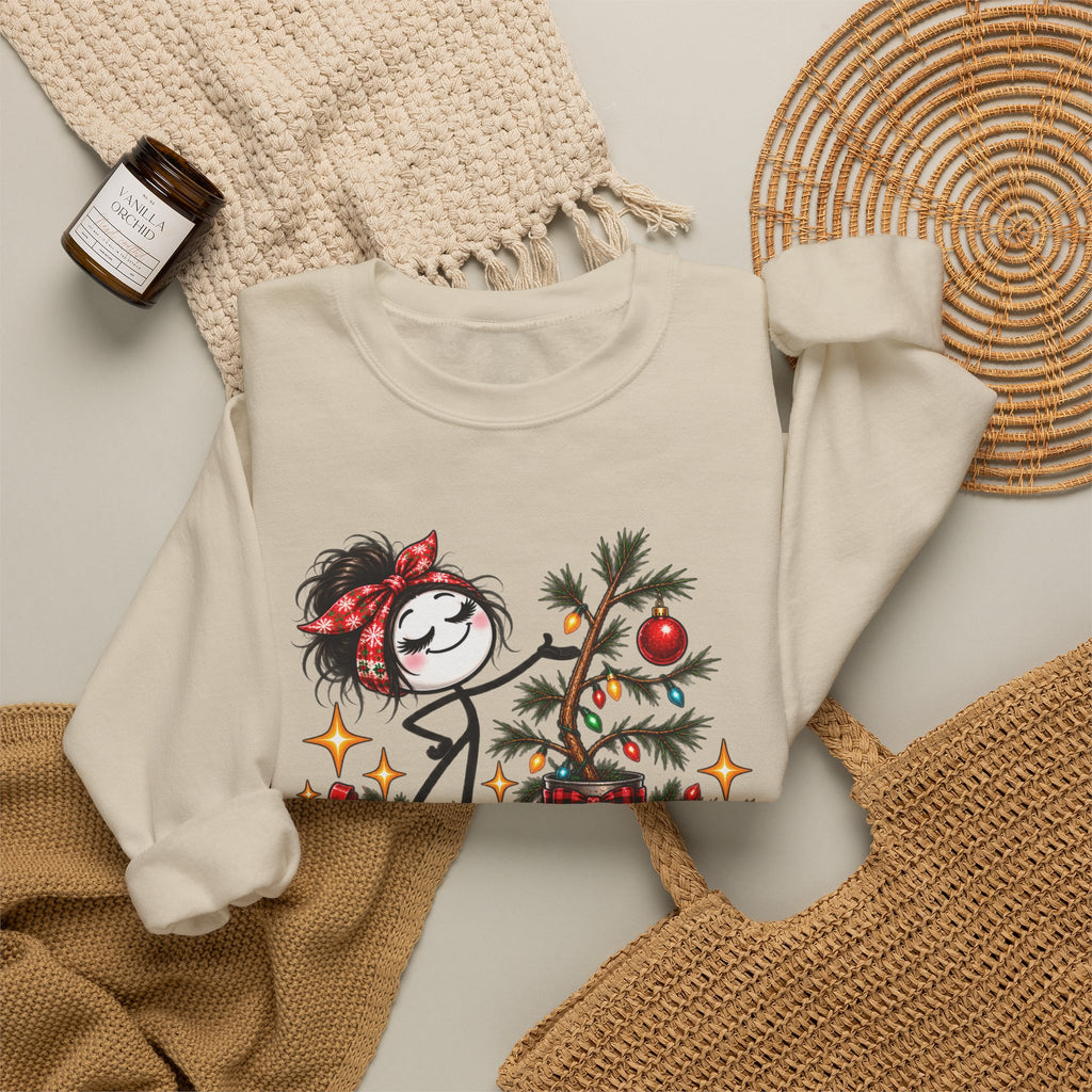 Decorated Your Welcome Funny Graphic Christmas Sweatshirt