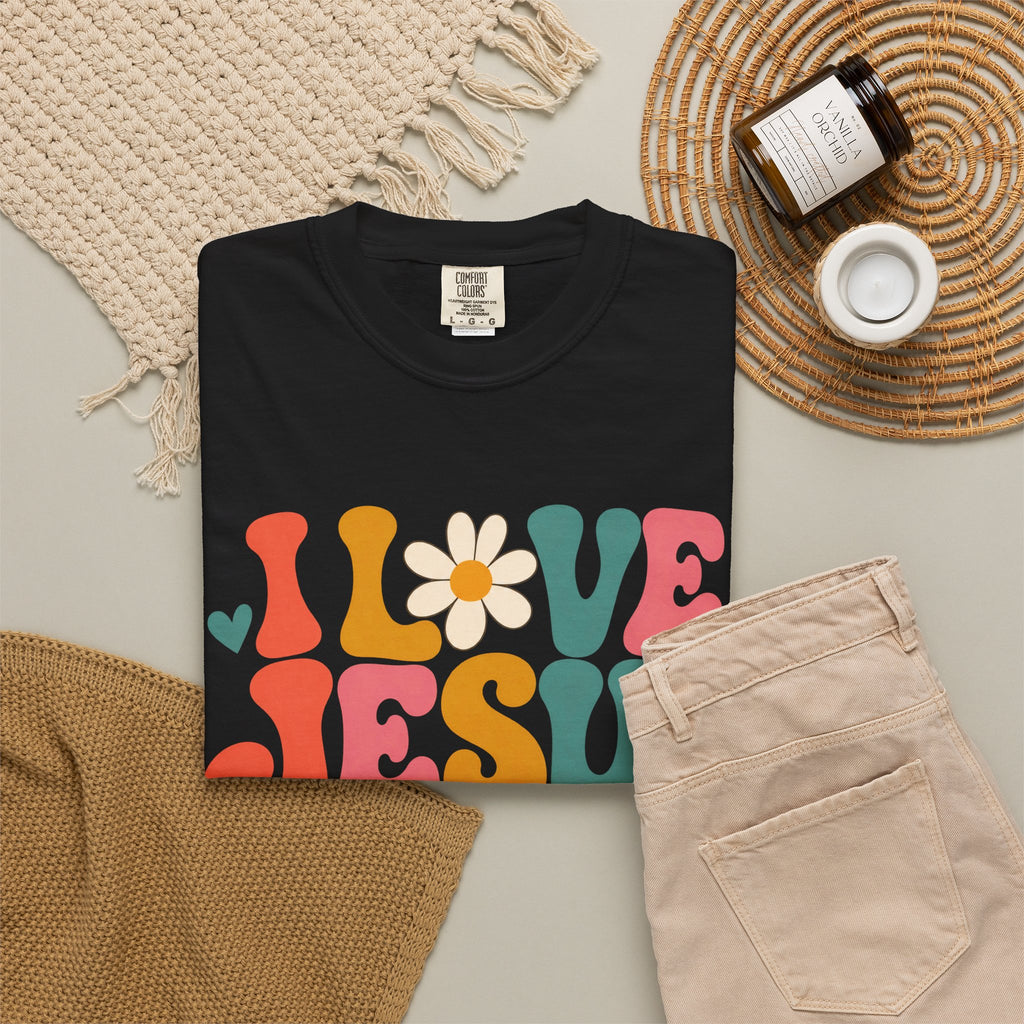 I Love Jesus More Than I Can Put On This Shirt, Retro Christian Tee
