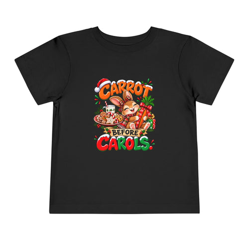 Carrot Before Carol's Toddler  Christmas Shirt