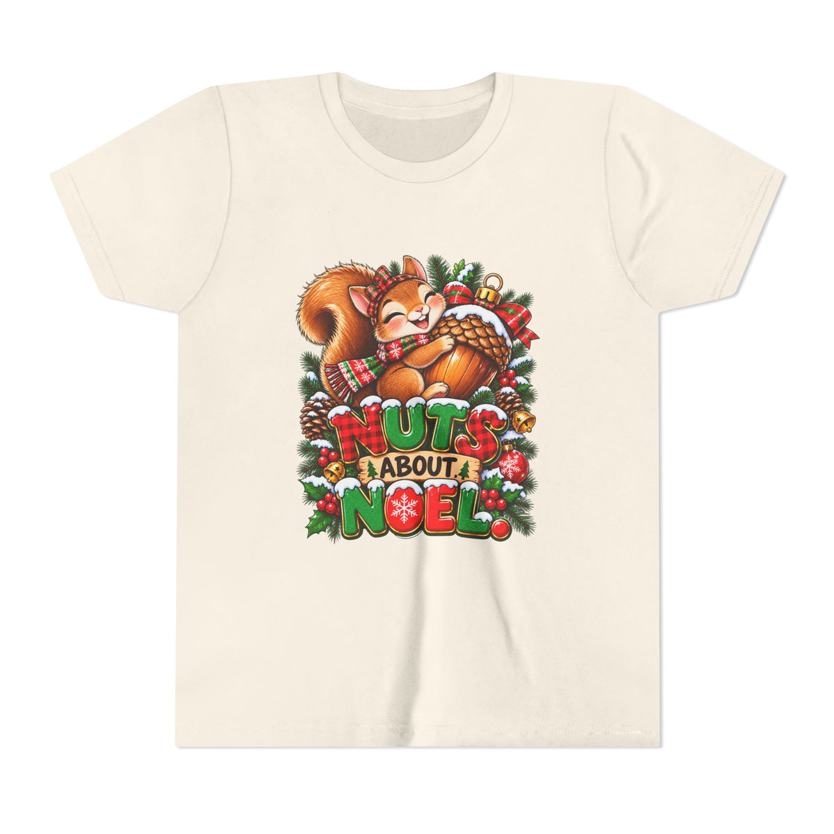 Nuts About Noel Kids Christmas Shirt