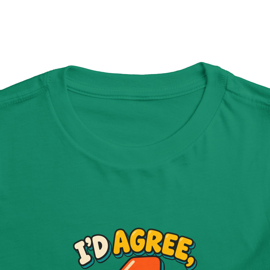 I'd Agree But I'm Four Shirt, Funny 4th Birthday Toddler Tee, Sassy Four Year Old Birthday Shirt