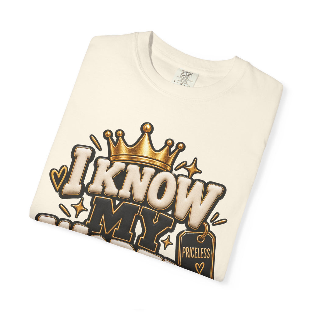 I Know My Worth The Discount Expired Shirt, Priceless Self Worth Graphic Tee