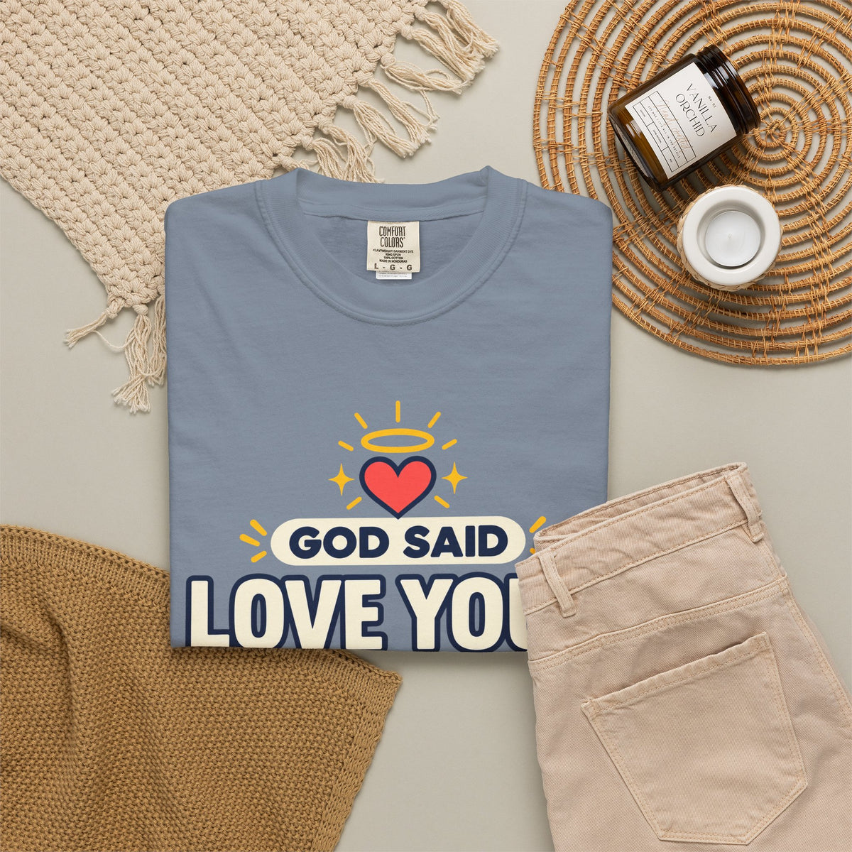 God Said Love Your Enemies Now He's Just Showing Off Shirt